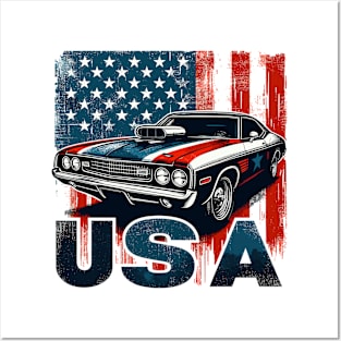 American car Posters and Art